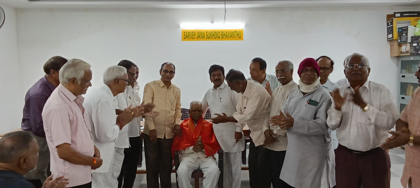 Felicitating B. Buchaiah Garu with birthday greetings.jpg